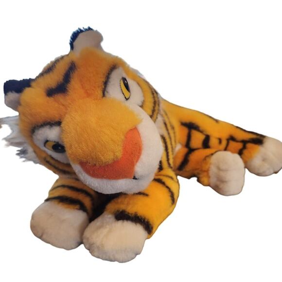 VTG 1992 Mattel Disney 13" The Jungle Book Shere Khan Tiger Plush Stuffed Animal - Picture 2 of 8